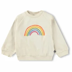 Sweat Disc Arc-en-ciel Coton Bio | Ecru