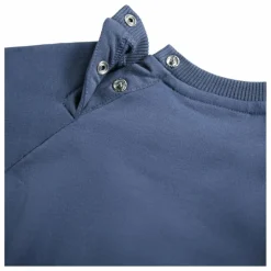 Sweat Disc Smiley Coton Bio | Bleu