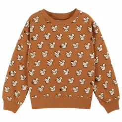 Sweat Ecureuils Coton Bio | Caramel