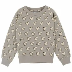 Sweat Ecureuils Coton Bio | Gris