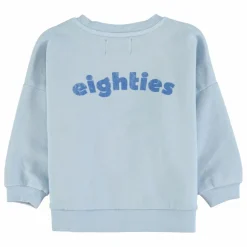 Sweat Eighties Coton Bio | Bleu Clair