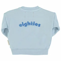 Sweat Eighties Coton Bio | Bleu Clair