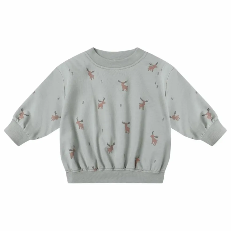Sweat Elans Coton Bio | Bleu gris