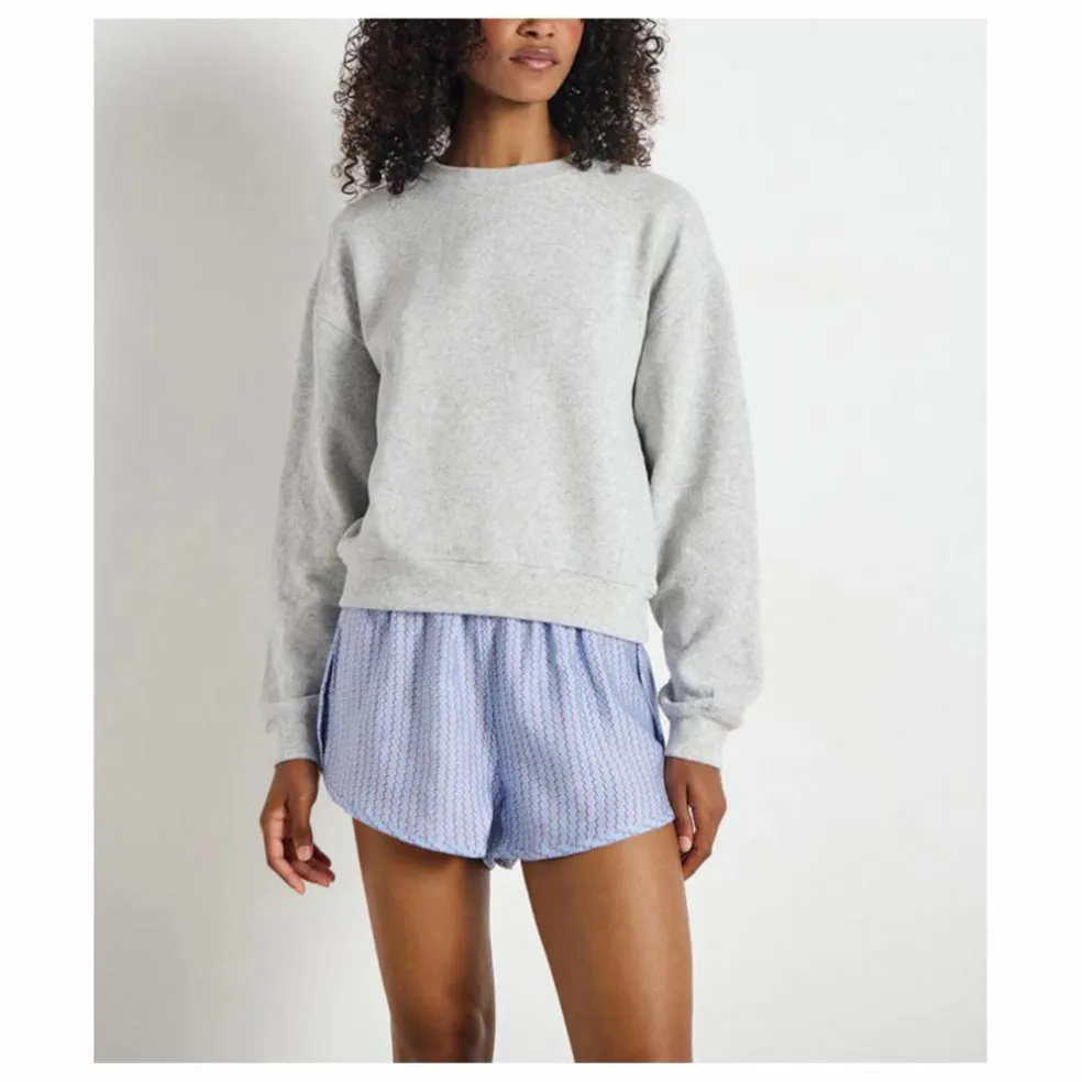 Sweat Evona | Gris chiné clair