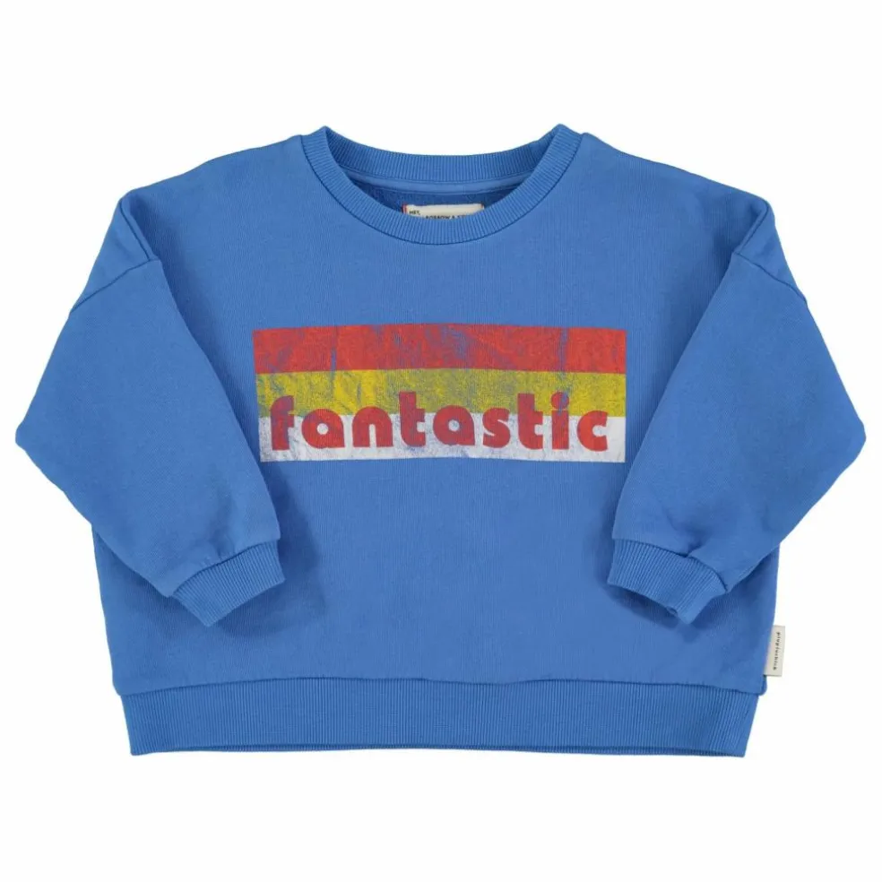 Sweat Fantastic Coton Bio | Bleu