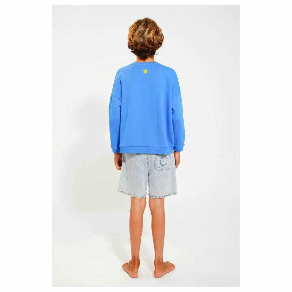 Sweat Fantastic Coton Bio | Bleu