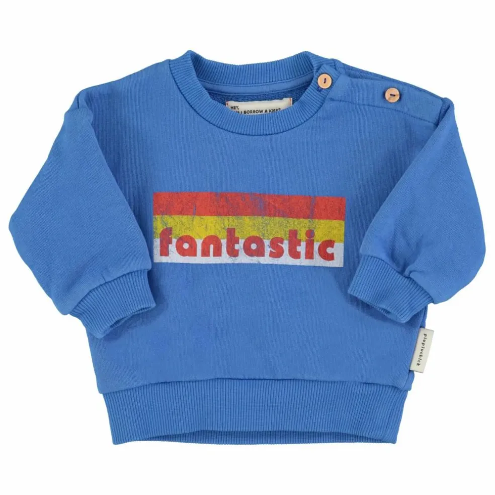 Sweat Fantastic Coton Bio | Bleu