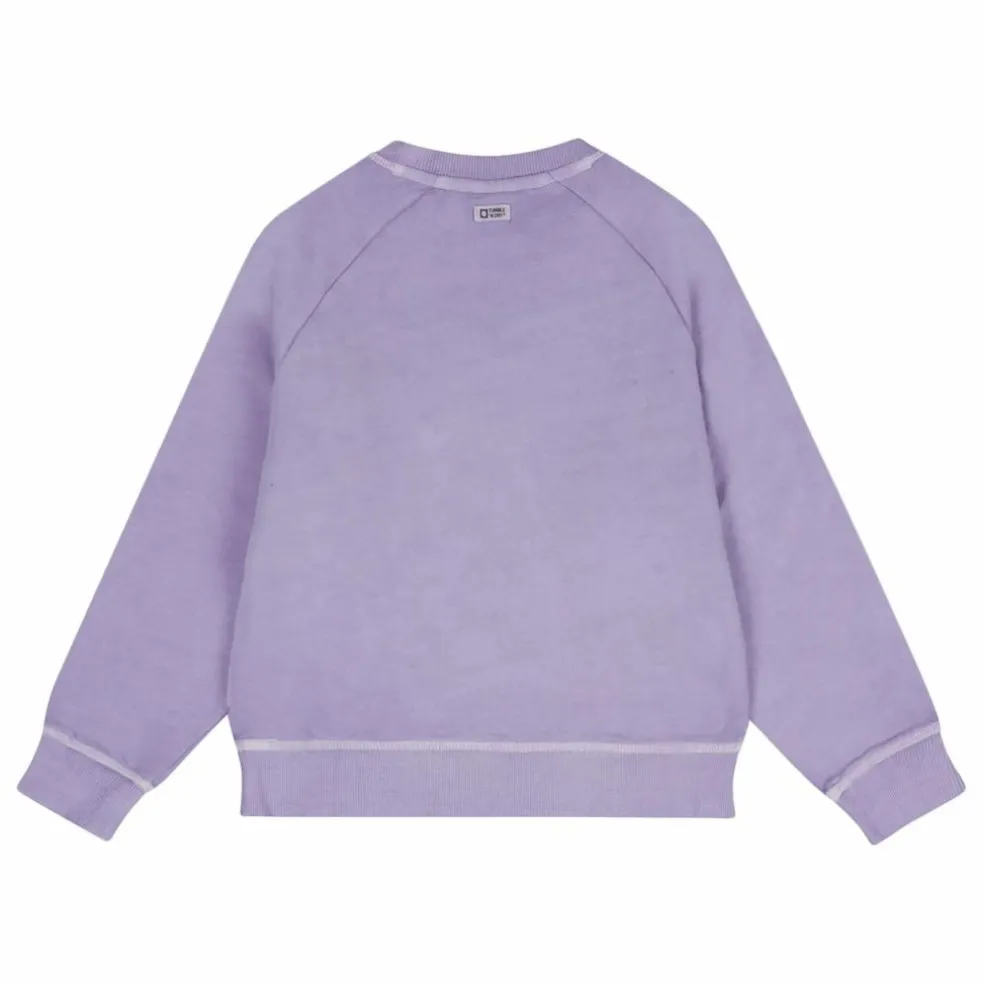 Sweat Fluo GD Coton Bio | Lilas
