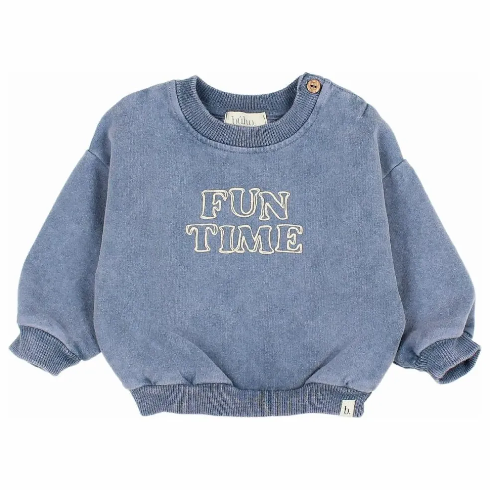 Sweat Fun Bébé Coton Bio | Indigo