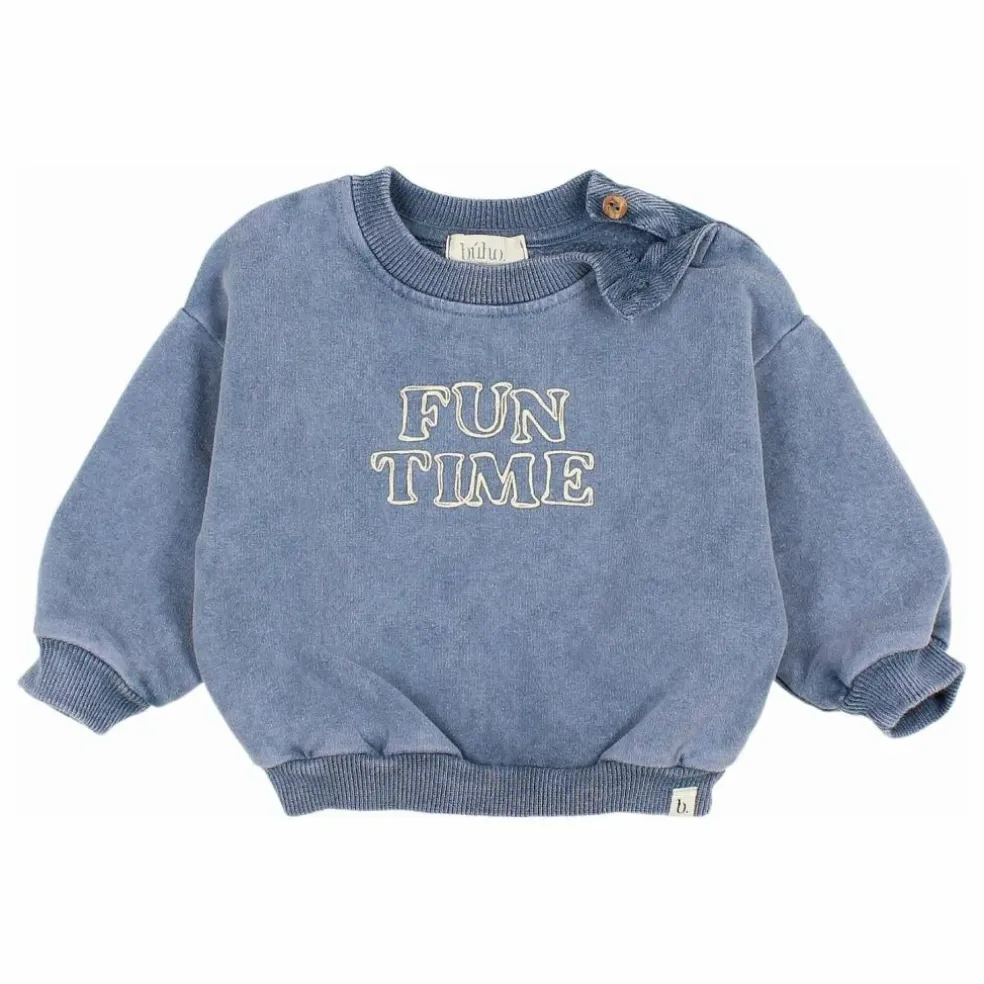 Sweat Fun Bébé Coton Bio | Indigo