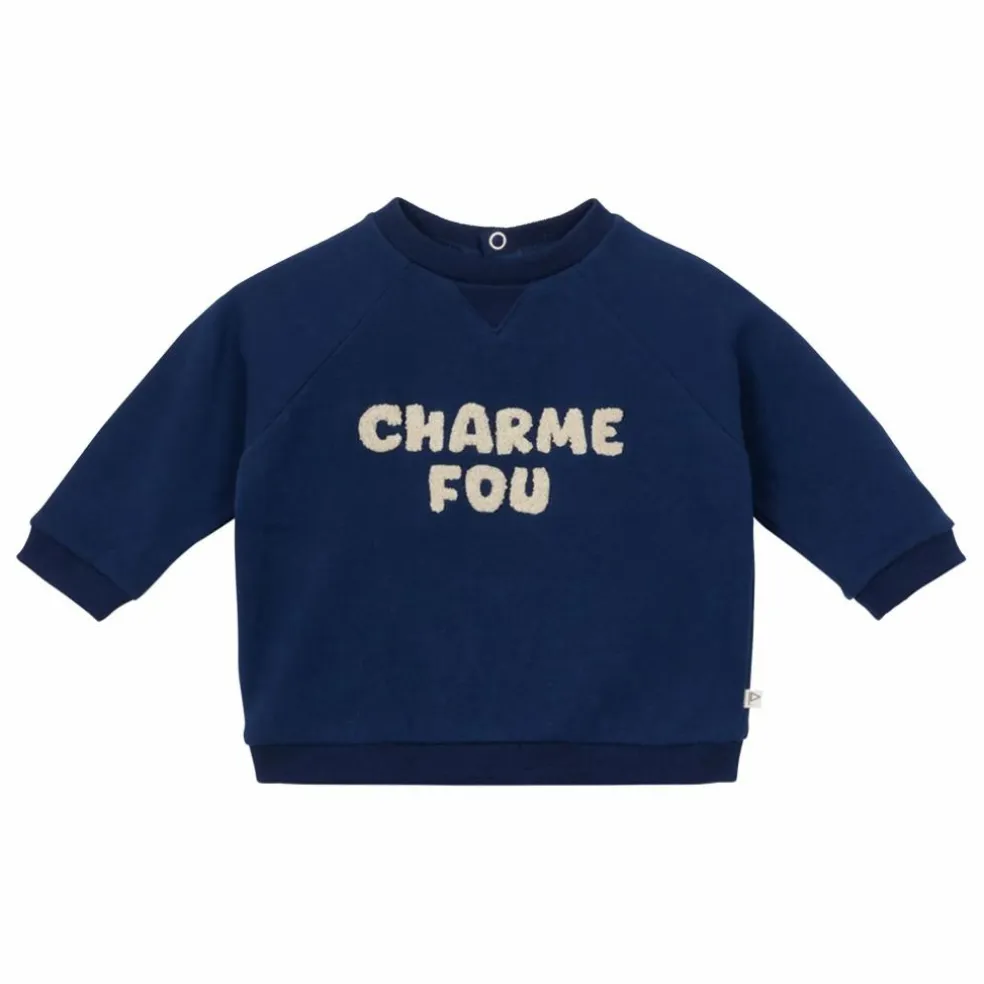 Sweat Gervais Coton Bio | Bleu marine