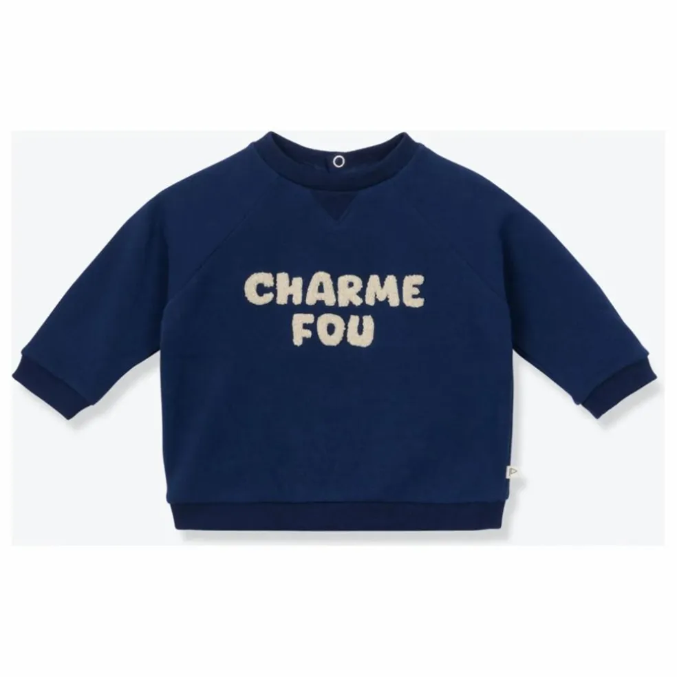 Sweat Gervais Coton Bio | Bleu marine