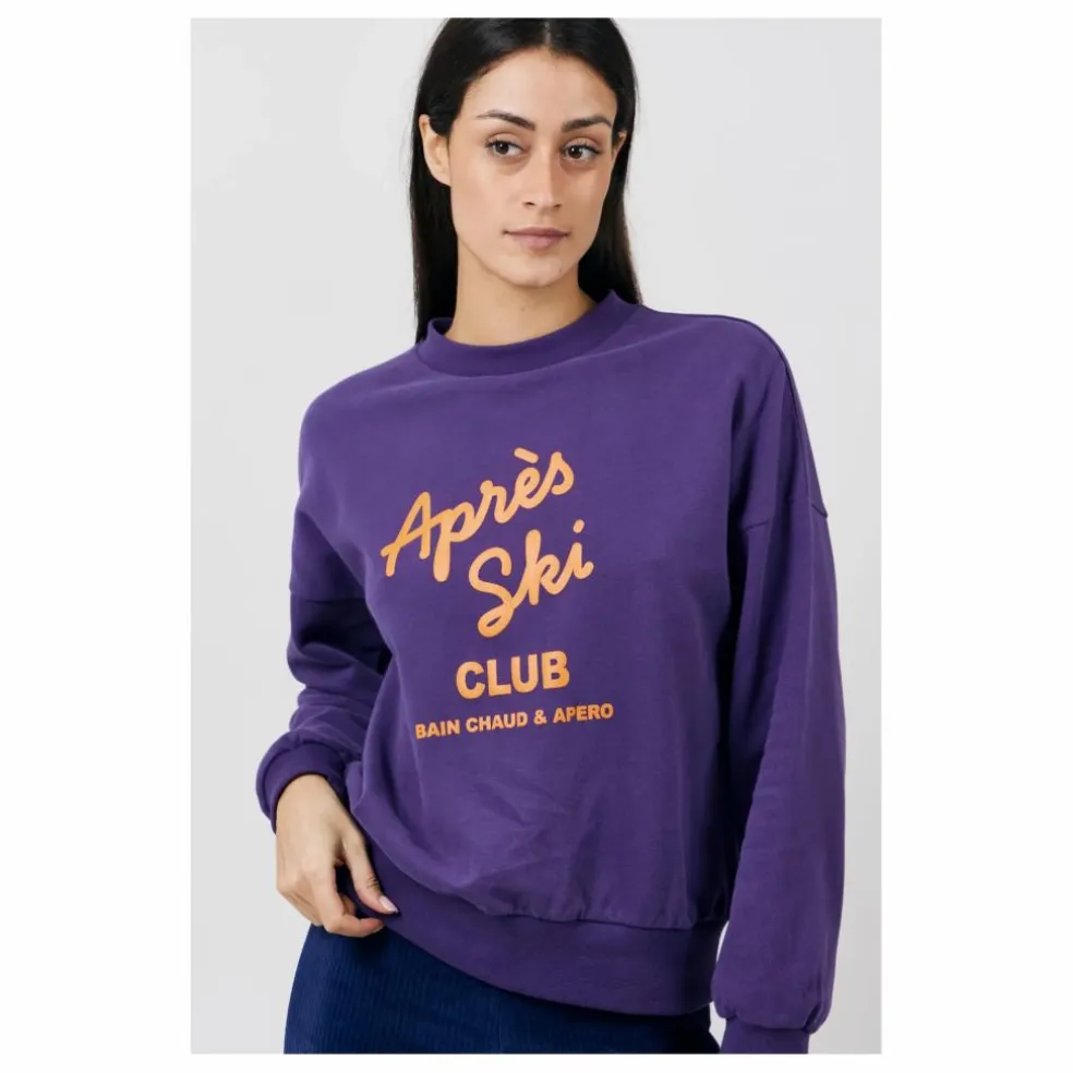 Sweat Goizeder Coton Bio | Aubergine