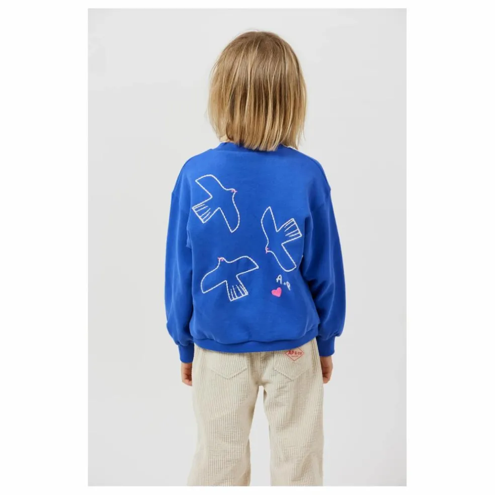 Sweat Gwendale Coton Bio | Bleu