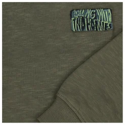 Sweat Halfpipe Coton Bio | Vert kaki