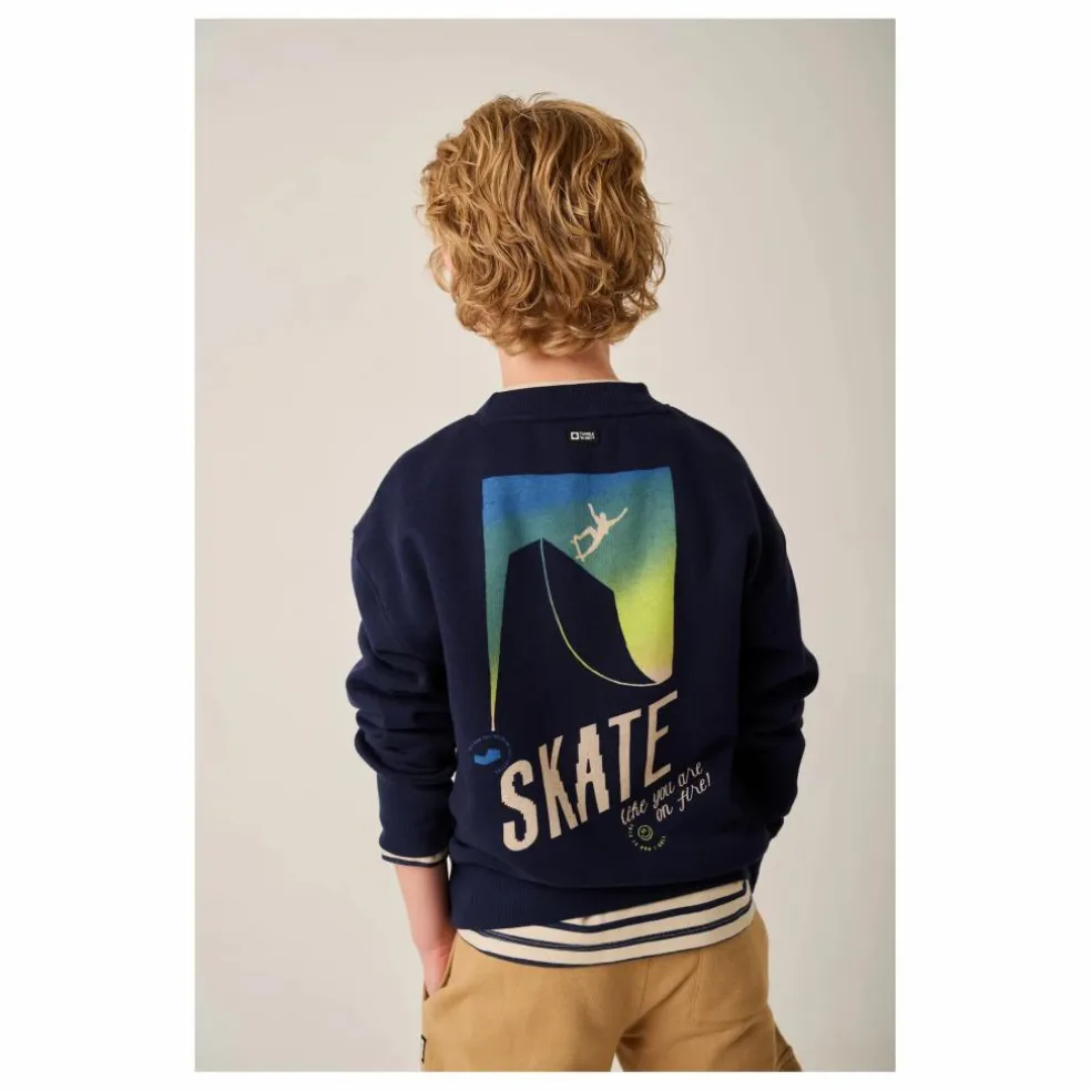 Sweat Heelflip Coton Bio | Bleu nuit