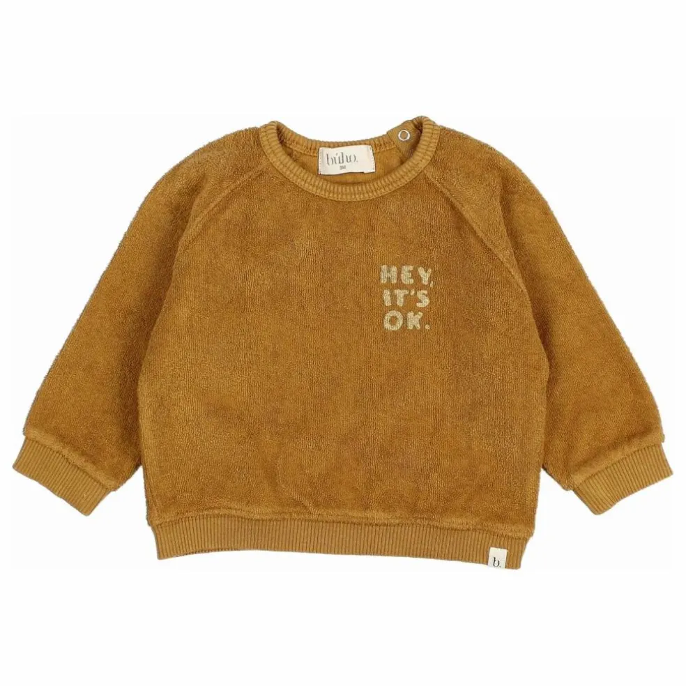 Sweat Hey Bébé Eponge Bio | Ocre