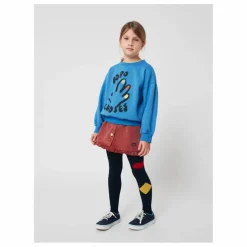 Sweat High Five Coton Bio | Bleu