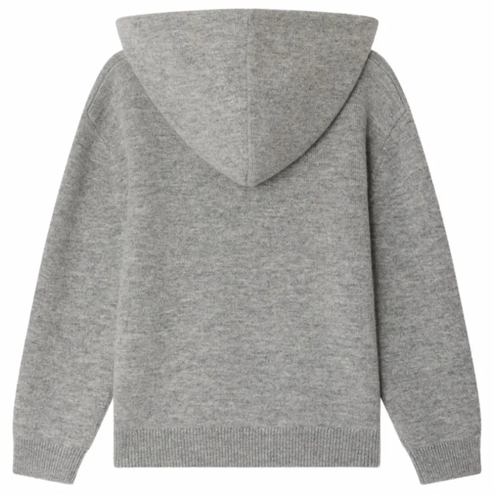 Sweat Janumahil Laine Cachemire | Gris chiné