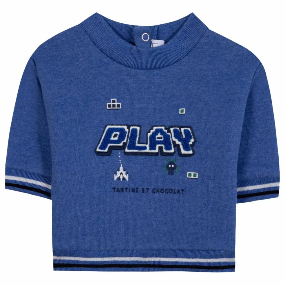 Sweat Jeux | Bleu électrique