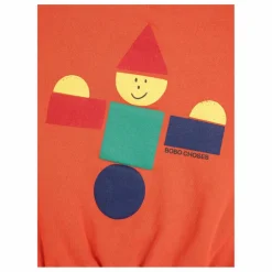Sweat Jouet en Bois Coton Bio | Orange