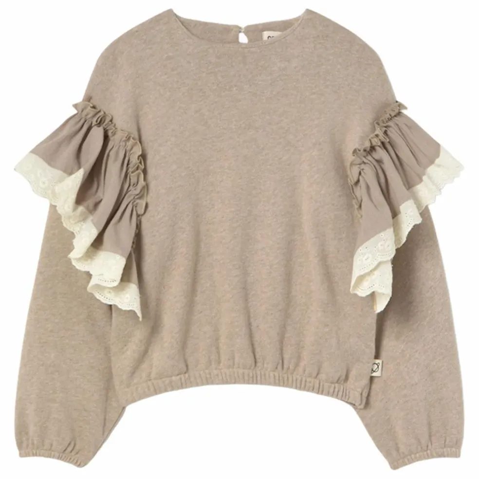 Sweat Licata | Beige chiné