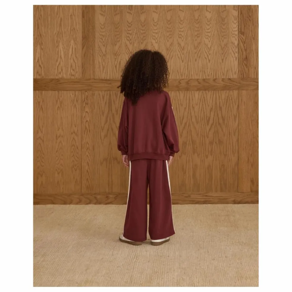 Sweat Liseré Mini | Bordeaux