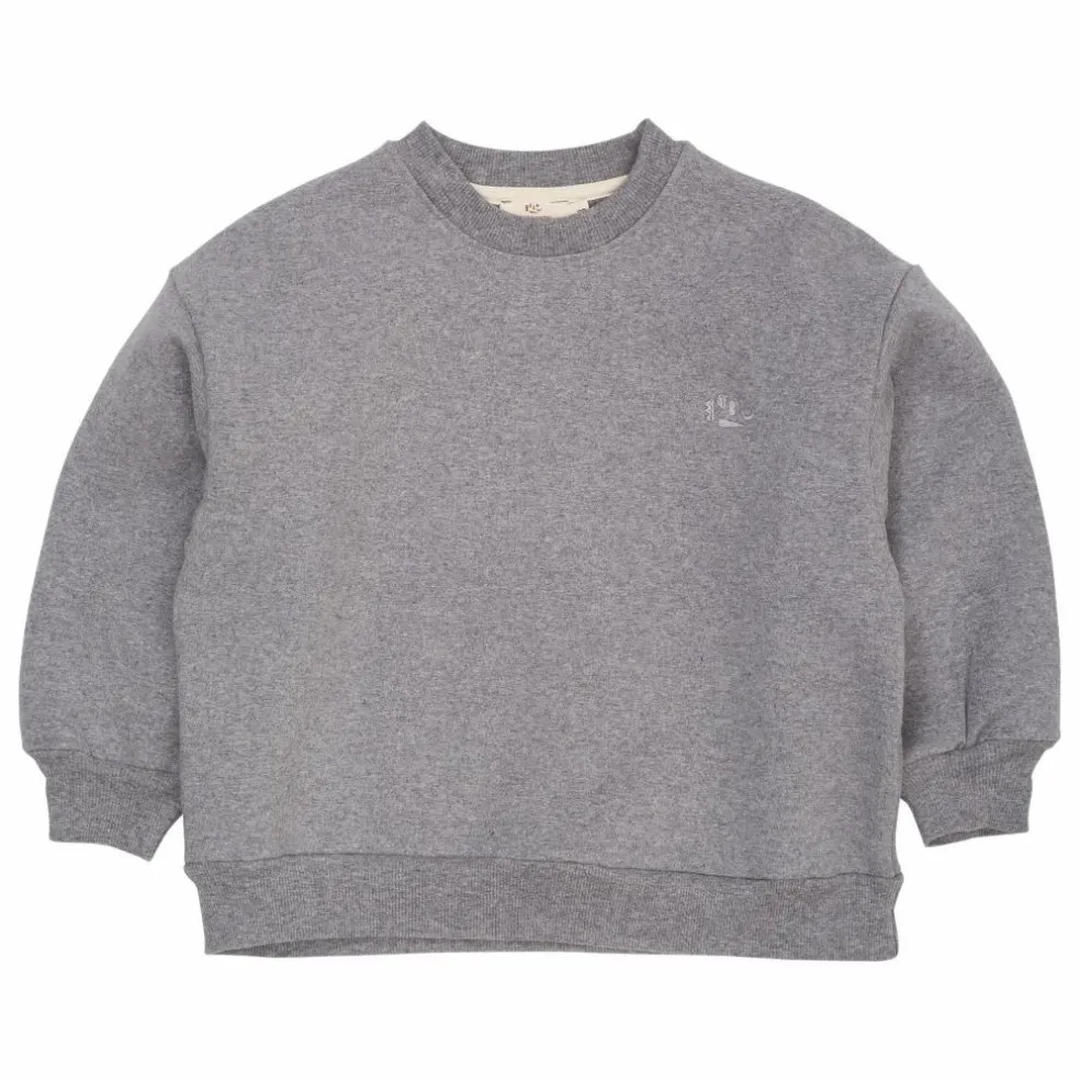 Sweat Logo Coton Bio | Gris