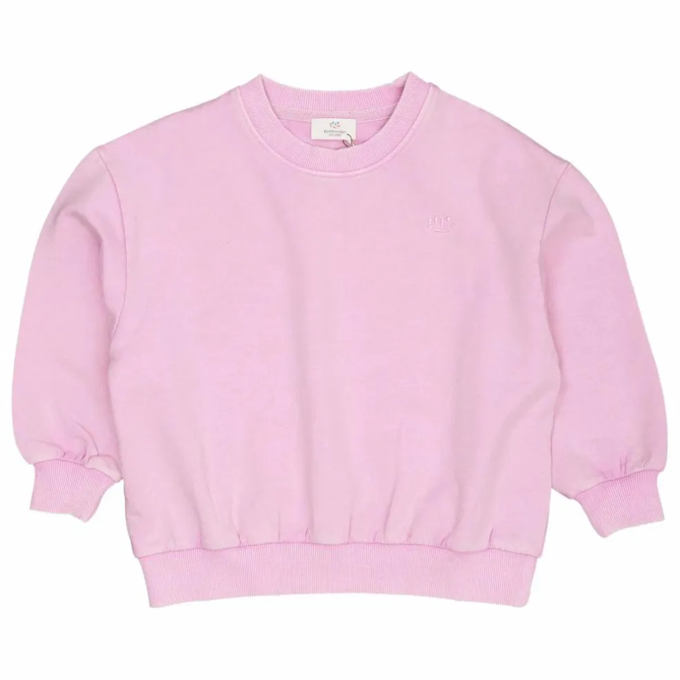 Sweat Logo Coton Bio | Rose