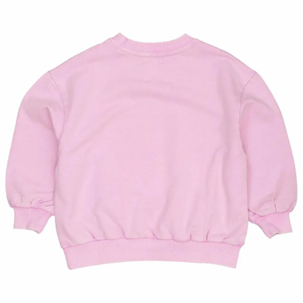 Sweat Logo Coton Bio | Rose