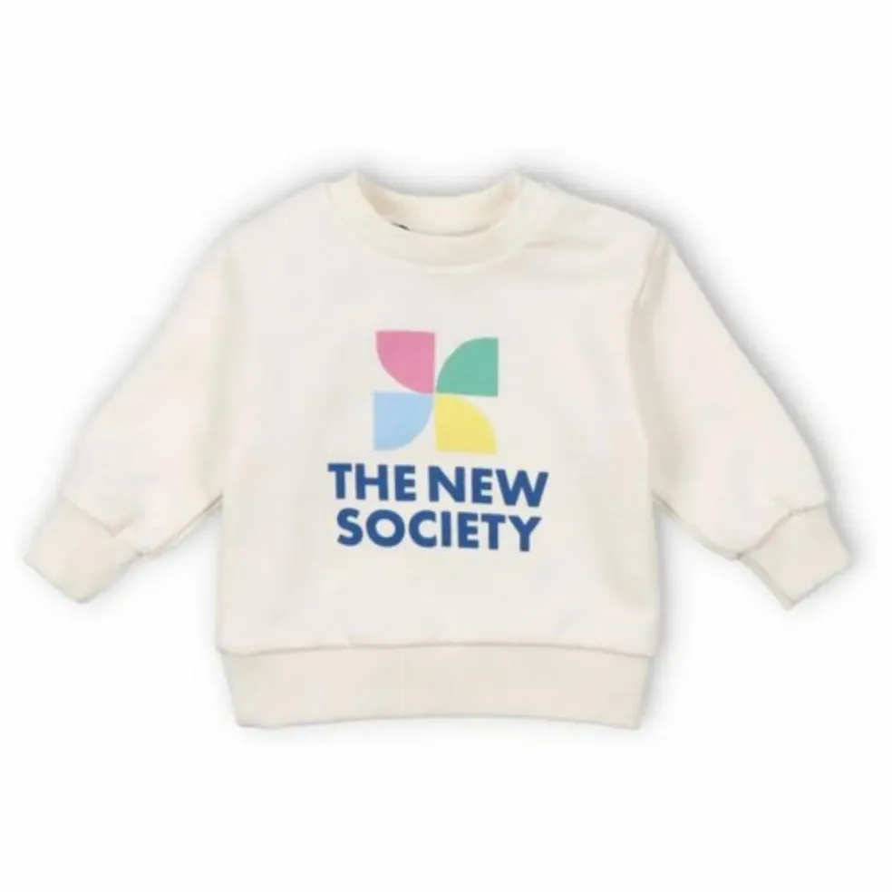 Sweat Logo Mykonos Baby | Ecru