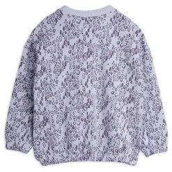 Sweat Léopard Coton Bio | Lilas
