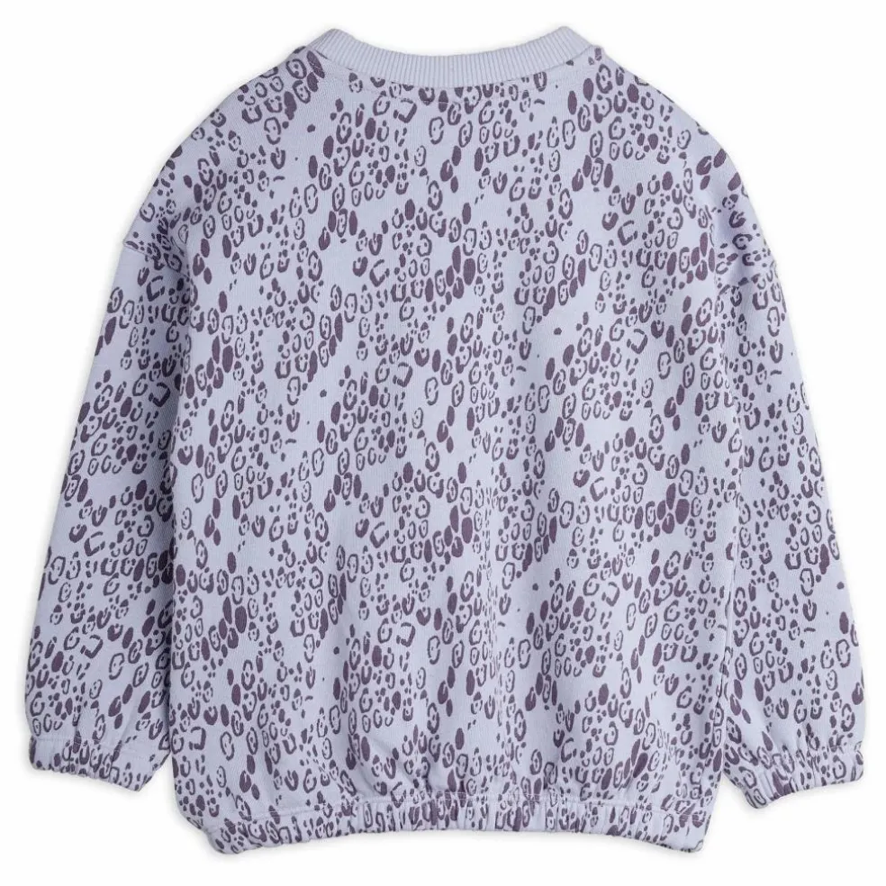 Sweat Léopard Coton Bio | Lilas
