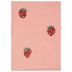 Sweat Lou Fraises Sequins Coton Bio | Rose