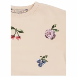Sweat Lou Fruits Sequins Coton Bio | Sable