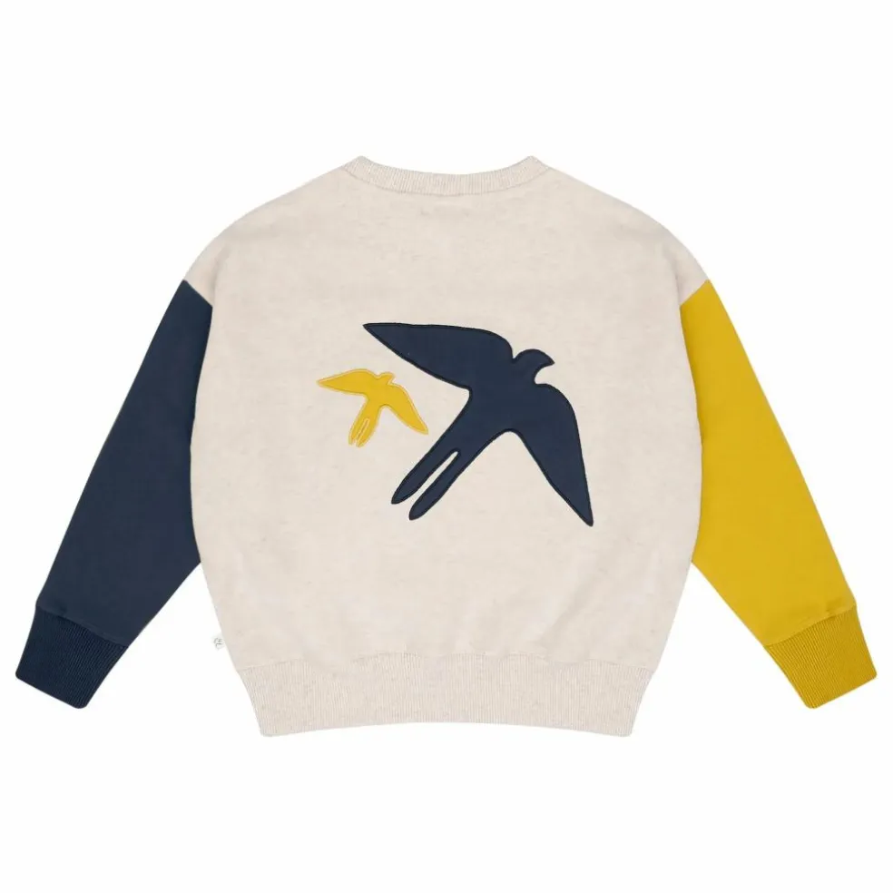 Sweat Lucky Bird Coton Bio | Ecru