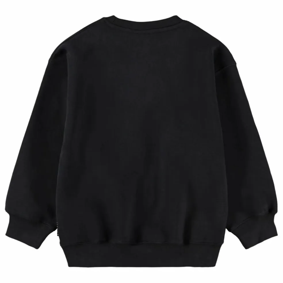 Sweat Mar Smiley Coton Bio | Noir
