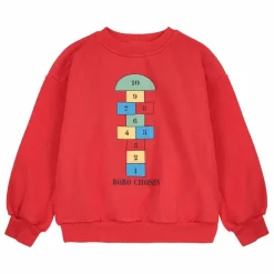 Sweat Marelle Coton Bio | Rouge