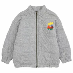 Sweat Matelassé Train | Gris chiné