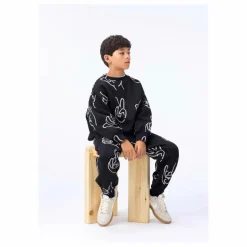 Sweat Monti Hands Coton Bio | Noir