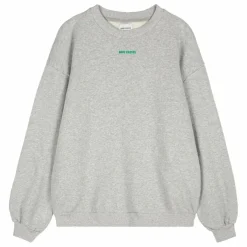 Sweat Mr Pencil Coton Bio - Collection Femme | Gris chiné clair