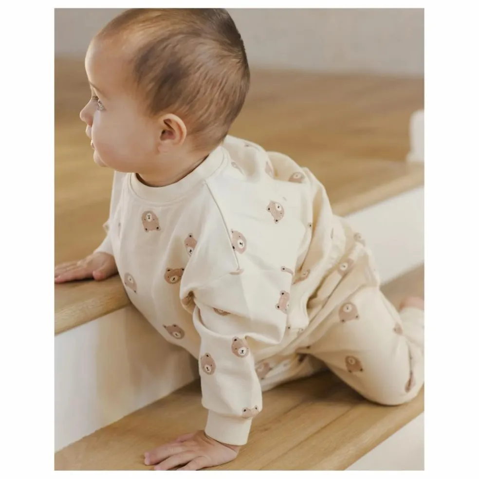 Sweat Ours Coton Bio | Ecru