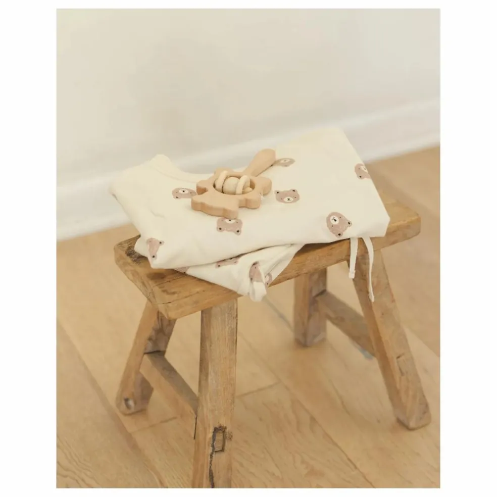 Sweat Ours Coton Bio | Ecru