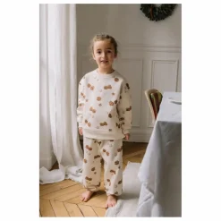 Sweat Ours Noël Coton Bio | Ecru
