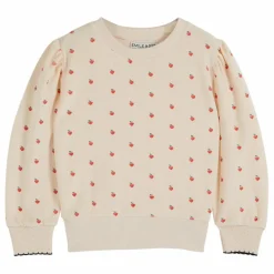 Sweat Petits Cœurs Eponge | Rouge