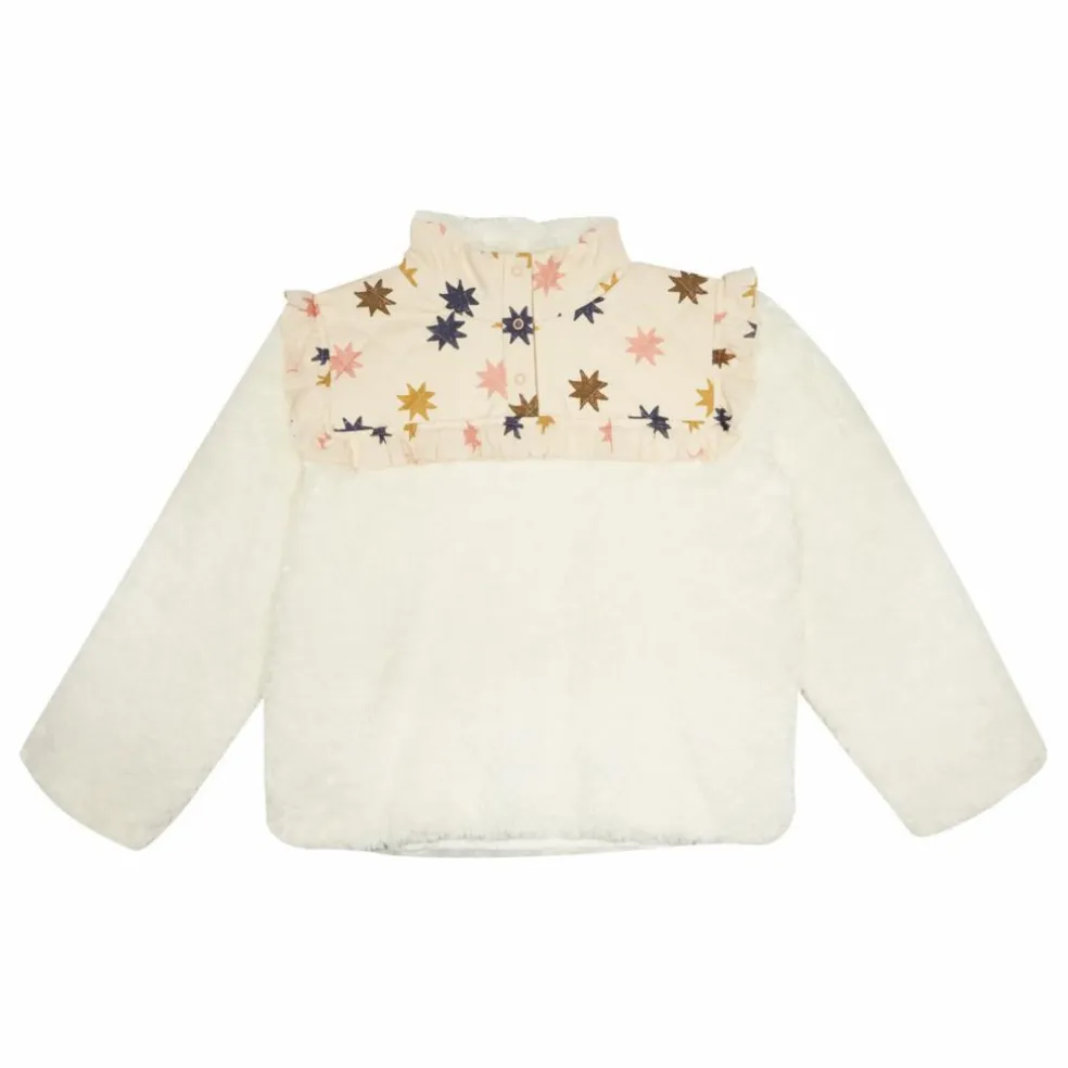 Sweat Polaire Etoiles Anaïs | Ecru