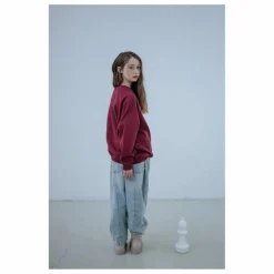 Sweat Raglan Coton Bio | Bordeaux