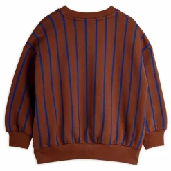 Sweat Rayures Coton Bio | Marron