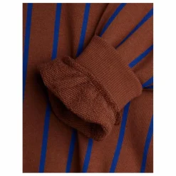 Sweat Rayures Coton Bio | Marron