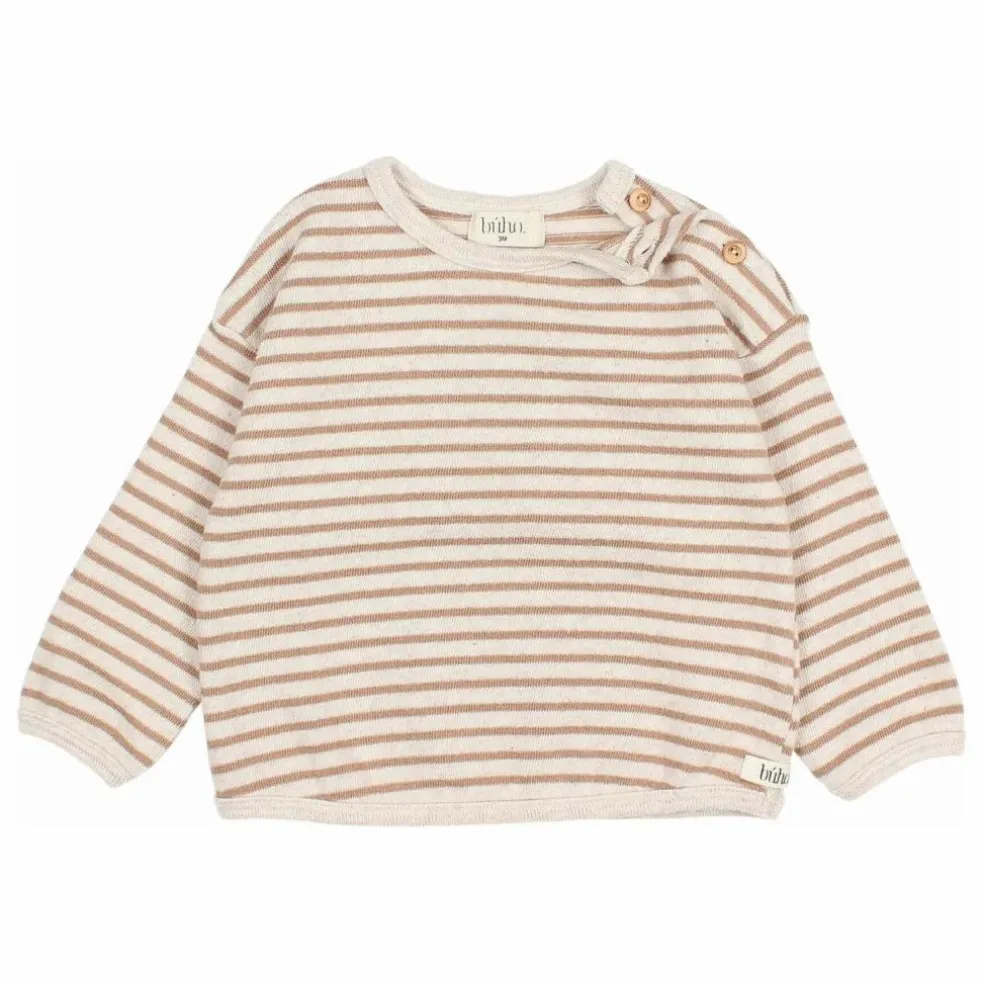 Sweat Rayures Soft | Ivoire